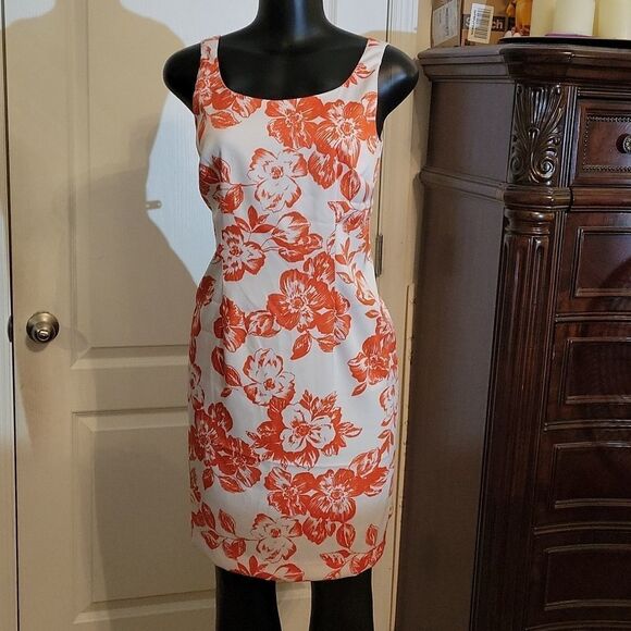 BRAND NEW JESSICA HOWARD SLEEVELESS ROUNDNECK SILK DRESS - Picture 4 of 16